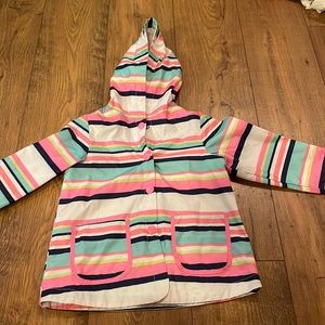 Striped Rain Coat